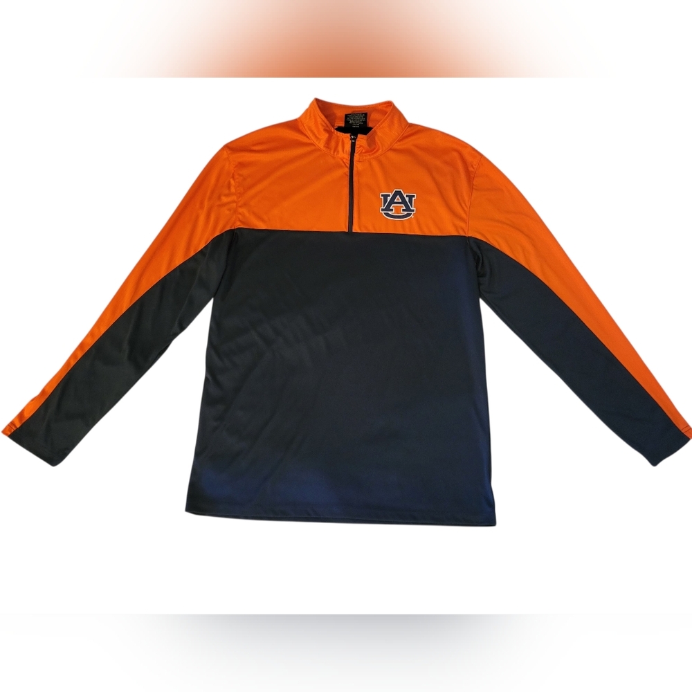 Auburn University Orange and Navy Pullover AU On Front Tigers On Back XL